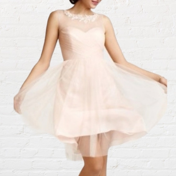 Jenny Yoo Blush Wedding Dress - Picture 1 of 15